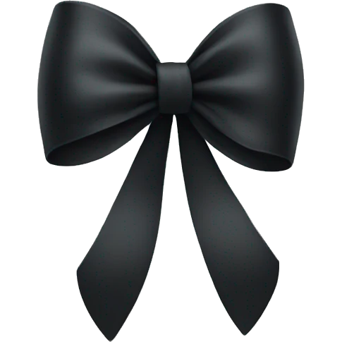 black bow emoji