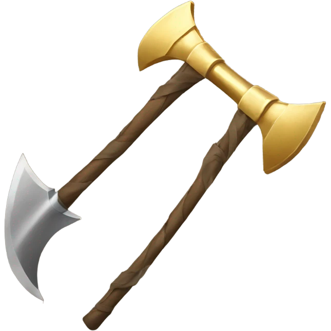 gold battleaxe emoji