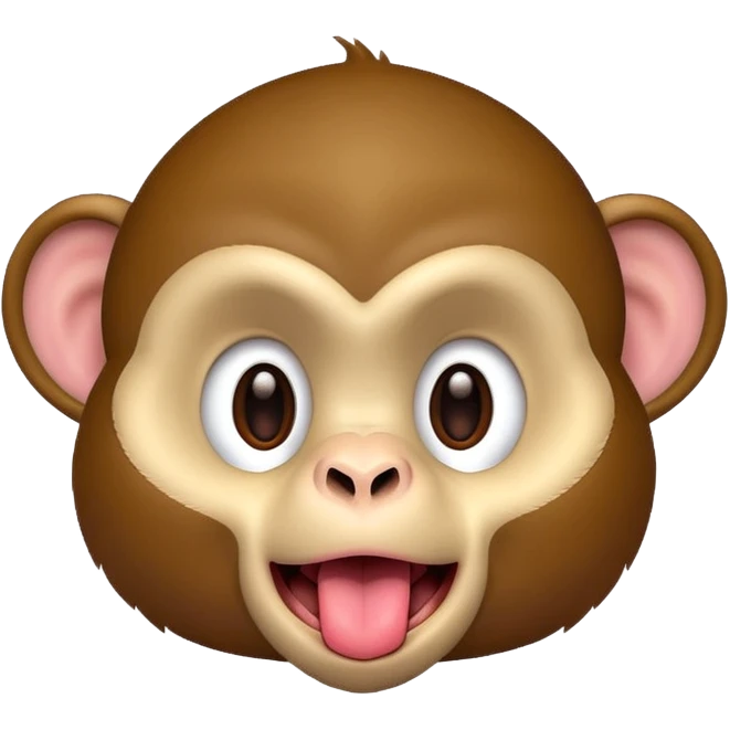 monkey with tongue out  emoji