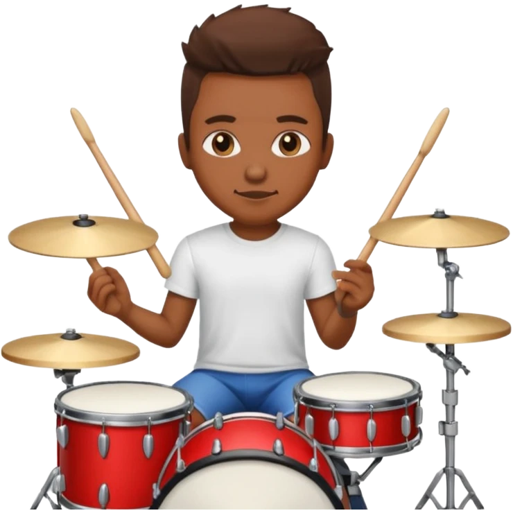 drummer at drum kit emoji