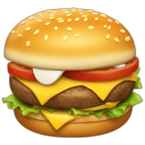 Hamburger qui marche emoji