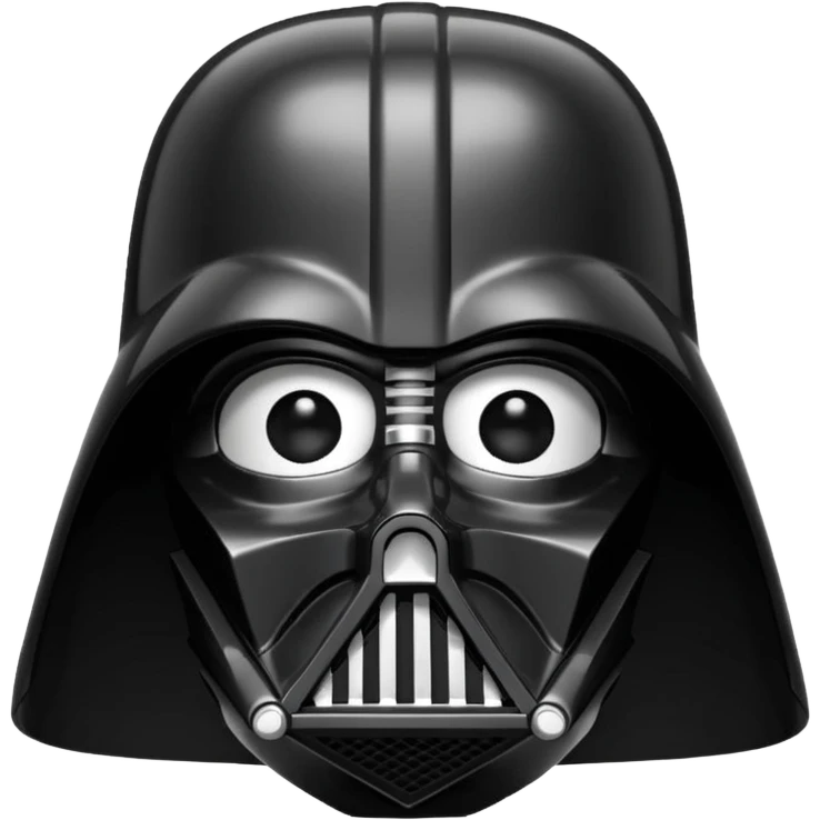 Darth vader helmet emoji