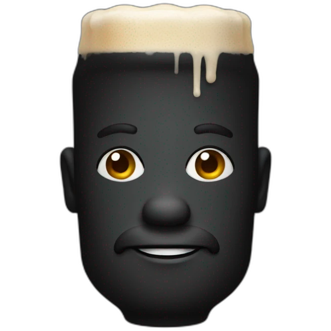 Black Block drick beer emoji