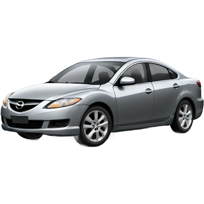 2008 gray Mazda 6i car emoji
