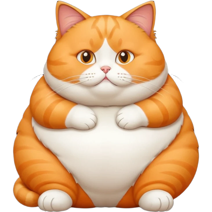 Fat cat emoji