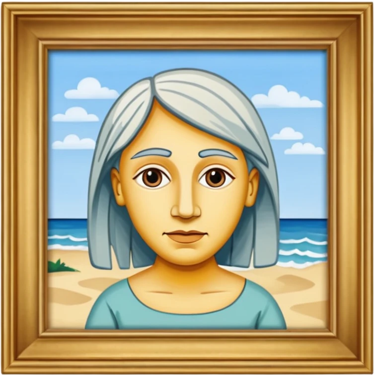  picasso painting frame emoji