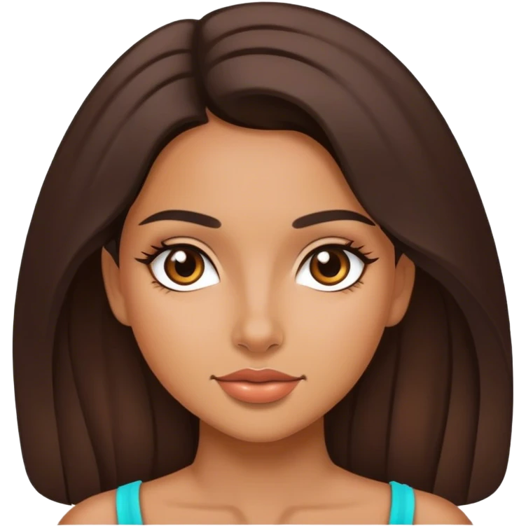 Beautiful Latina girl  emoji