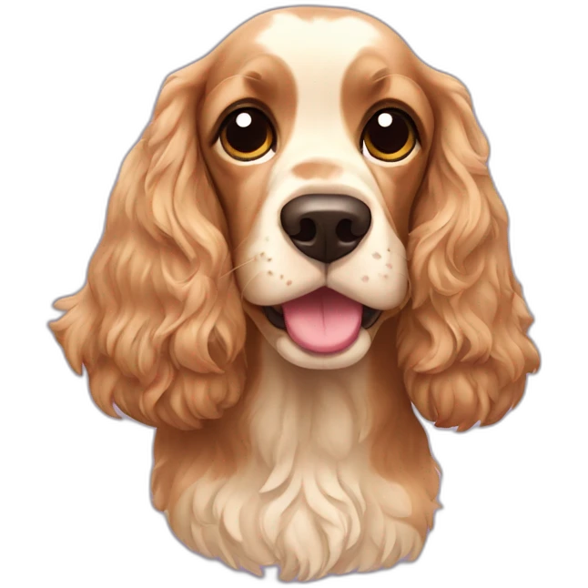 Cocker spaniel emoji