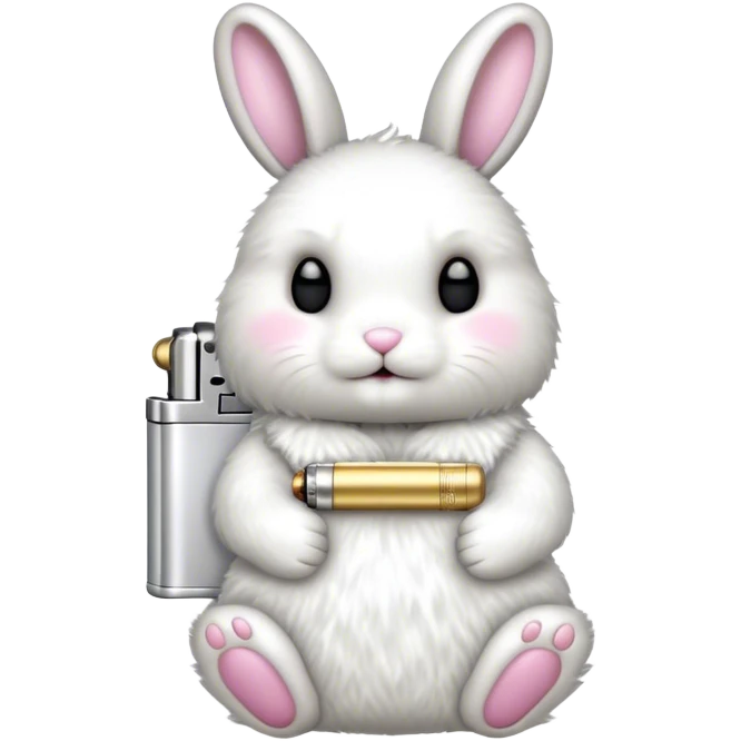 Bunny lighter emoji