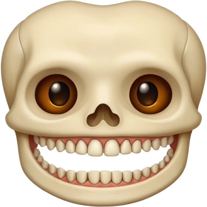 A jaw. Just a jaw, like the body part.  emoji