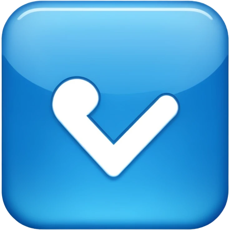 Instagram mavi tiki emoji