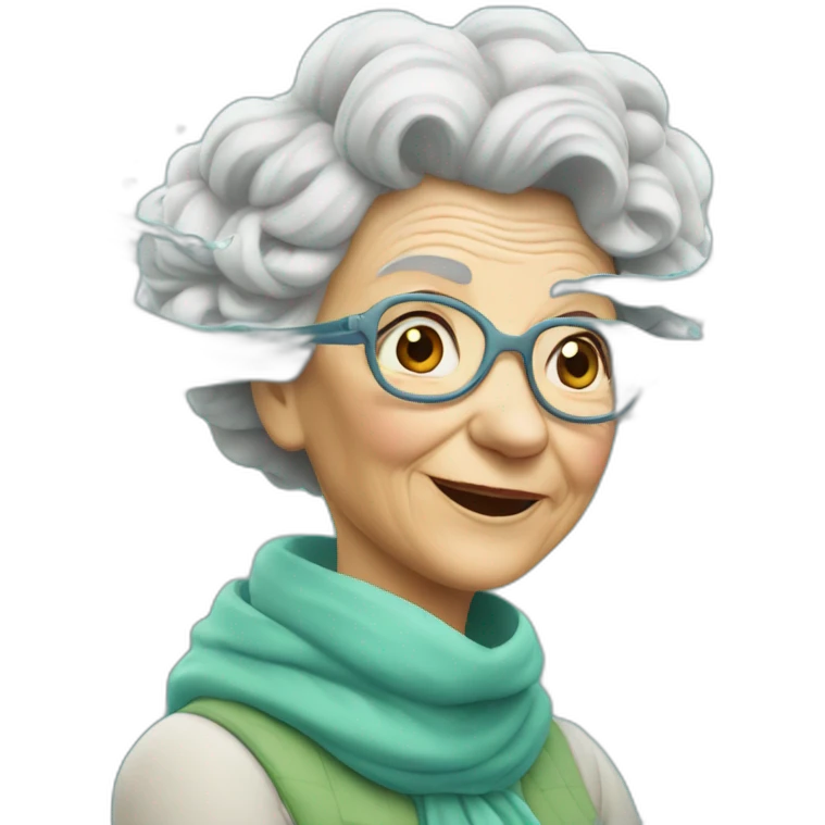 grand mere dans l eau emoji