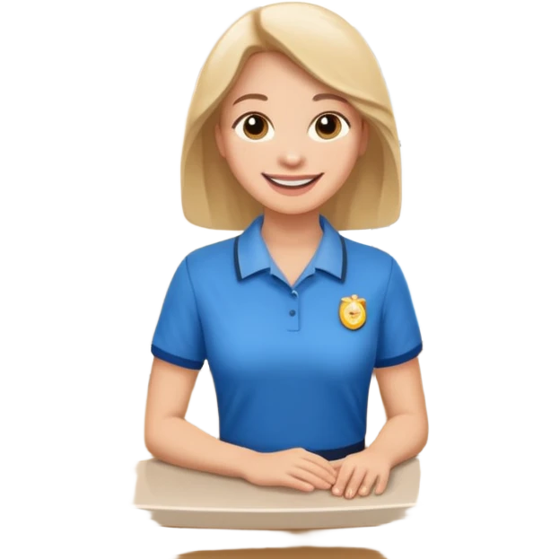 tourist \ standing on hotel reception desk  emoji