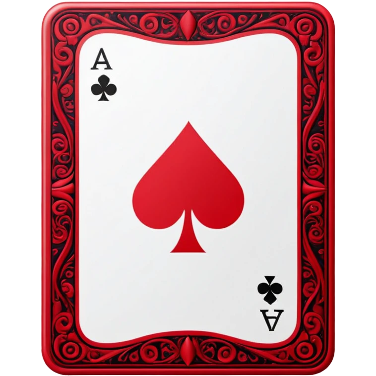 Ace playing card emoji