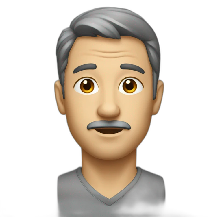 Homme aigris emoji