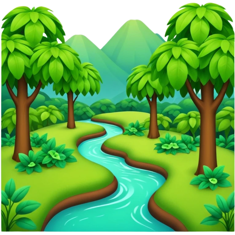 3d nature pic for iphone emoji