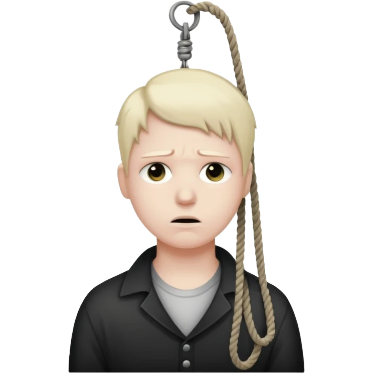 Hanging by a Noose around the neck emoji emoji