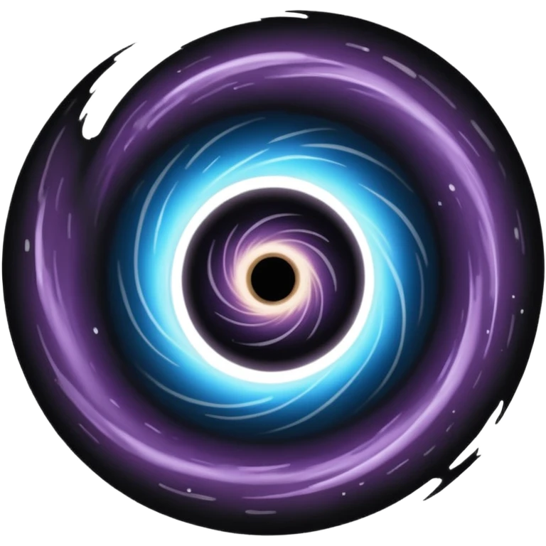 Black hole emoji