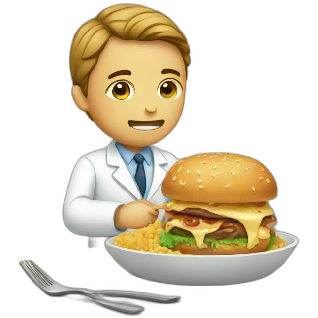 eating knowledge about medical emoji