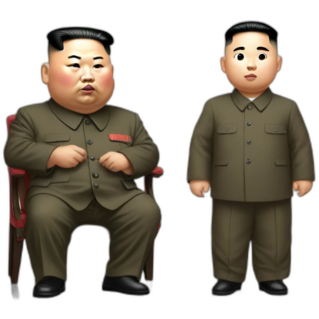 kim jong un with misile emoji
