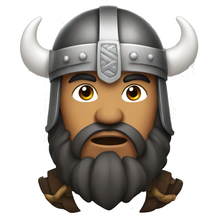 latino viking face emoji