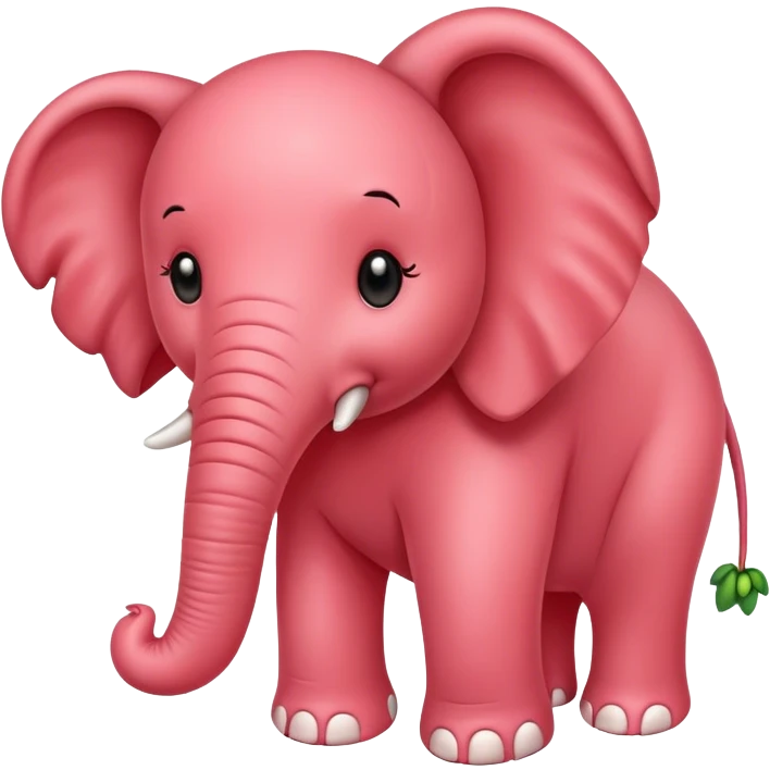 Strawberry elephant  emoji
