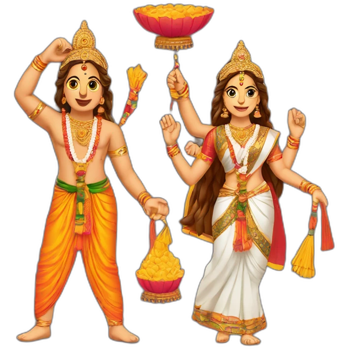 Navratri gujarati festival emoji