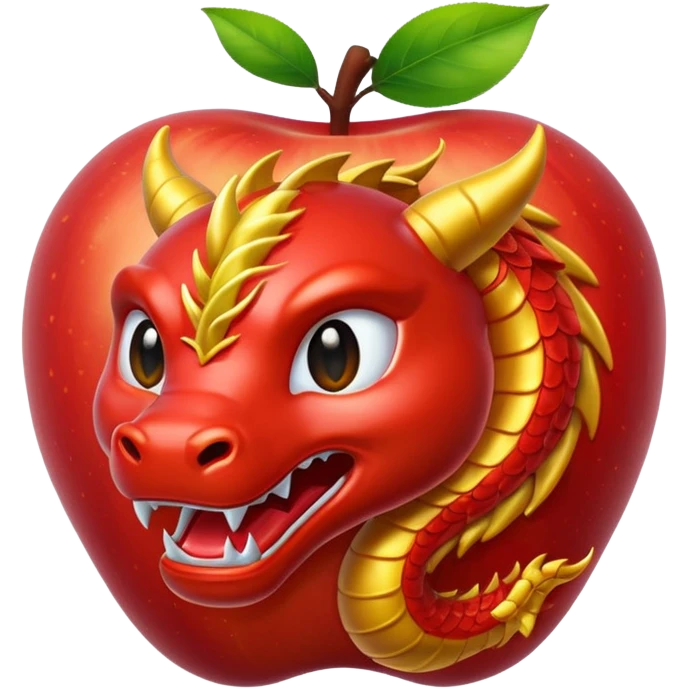chinese mythological dragon emoji style apple emoji