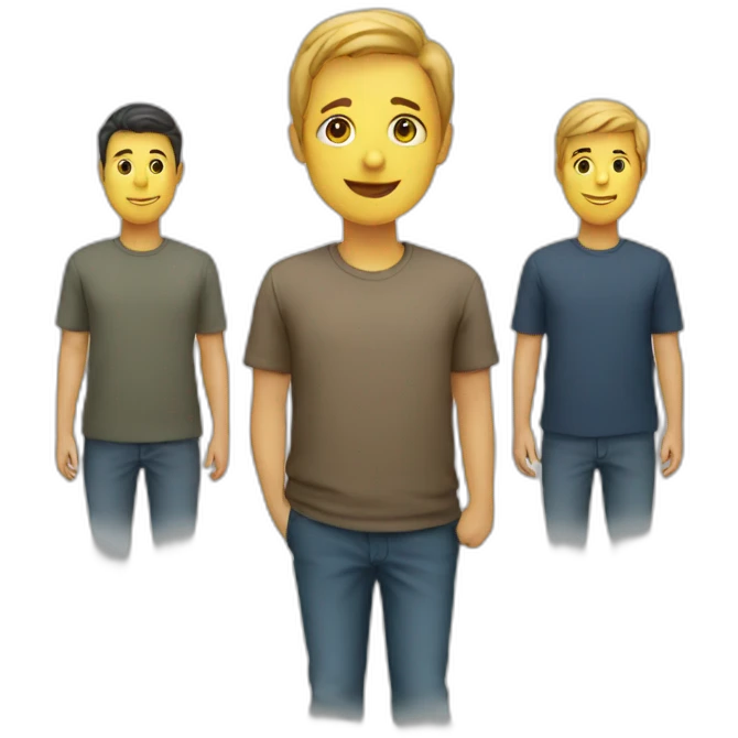 customers standing in queue emoji