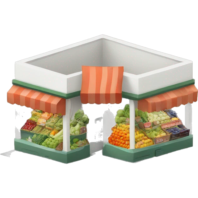 A store to sell veg and fruits  emoji