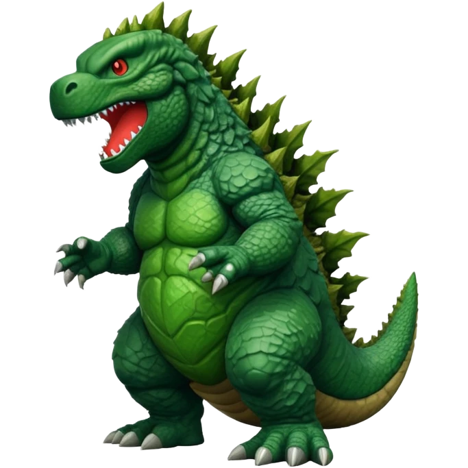 godzilla pooping emoji