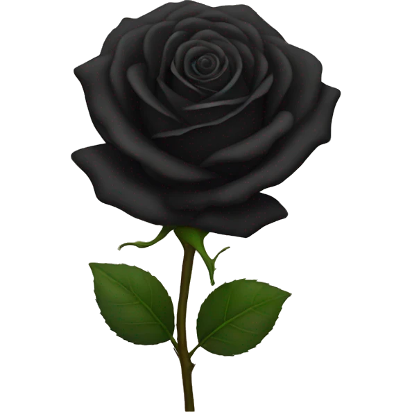 Black rose  emoji