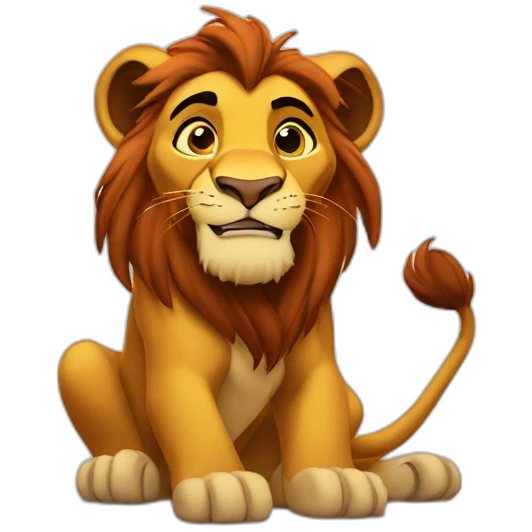 The lion king emoji