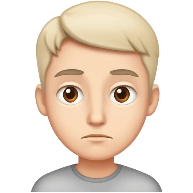 Skeptical emoji