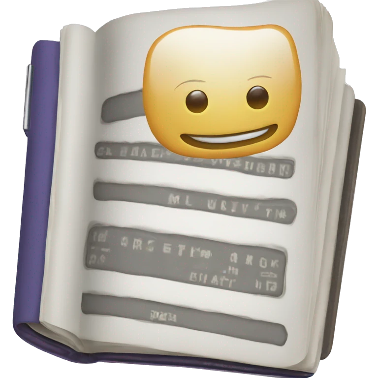 An electronic book. Tablet  emoji