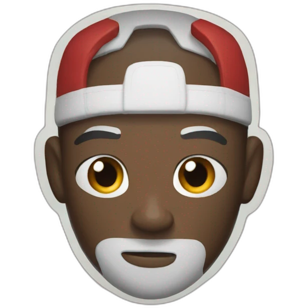 boxer flat on the canvas emoji