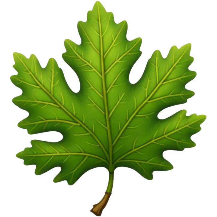 oak leaf emoji