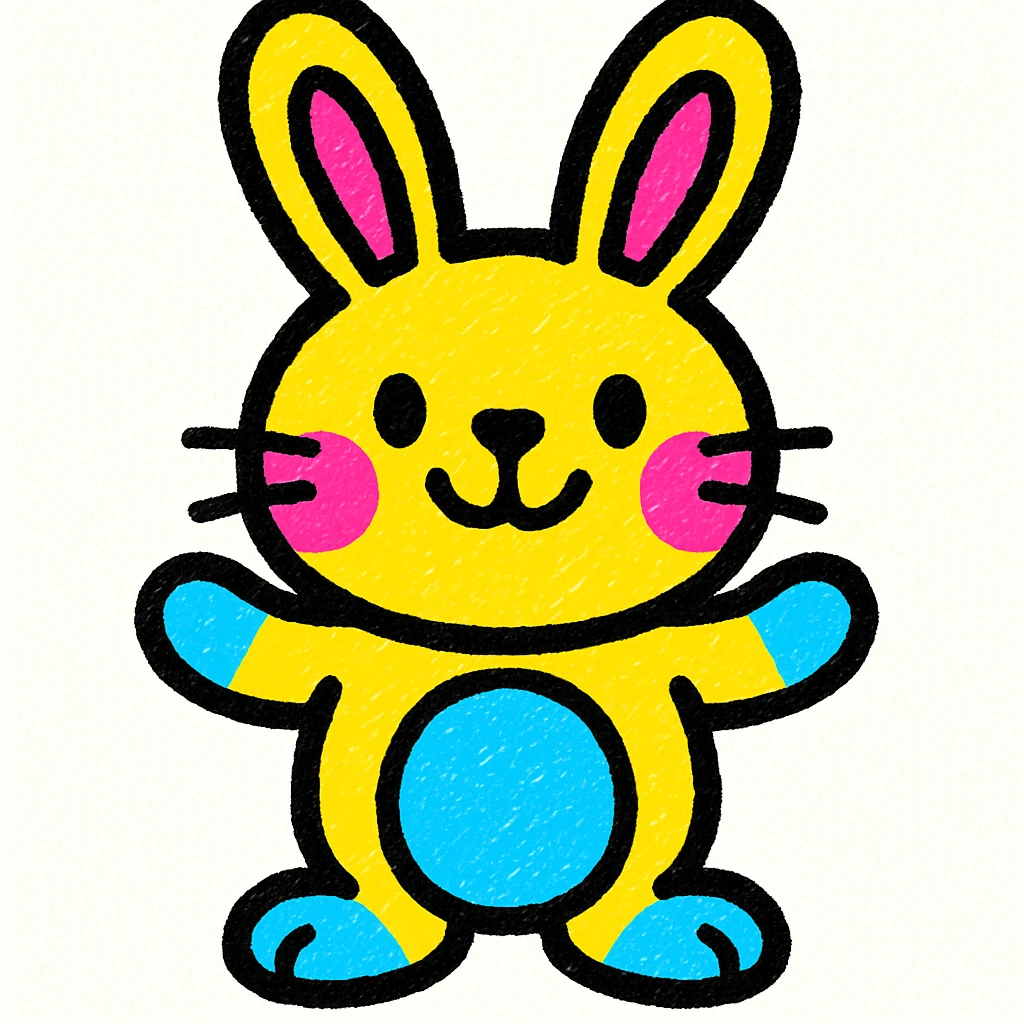 Happy bunny emoji
