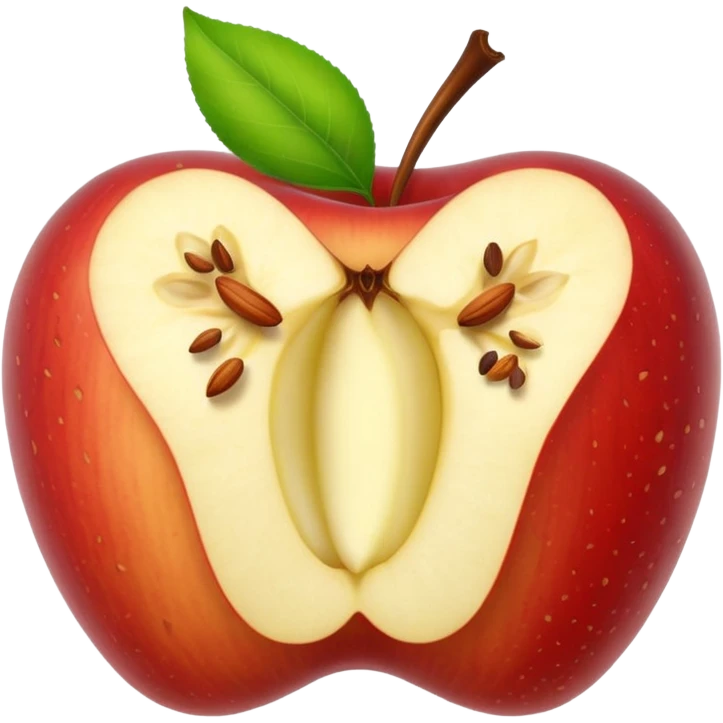 Create an Apple core emoji