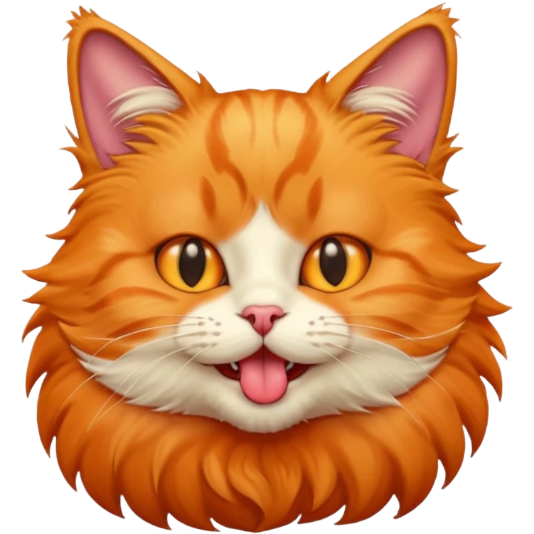 Cat with tongue out emoji