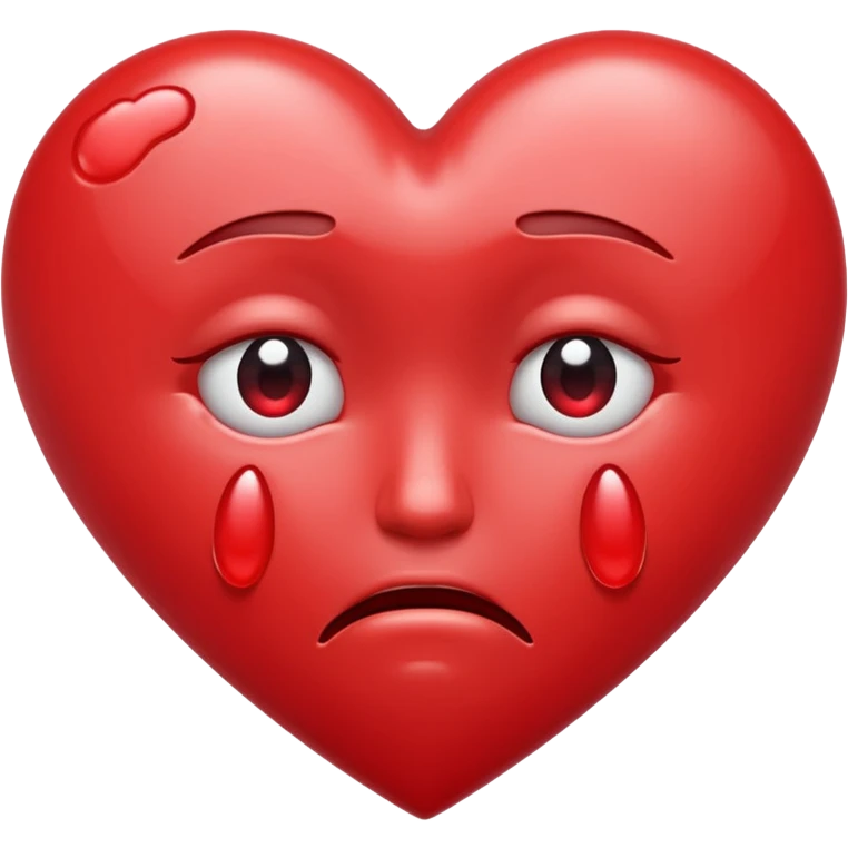 😭+❤ emoji