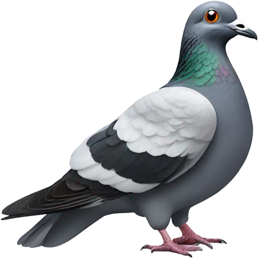 Trump’s face on a pigeon emoji