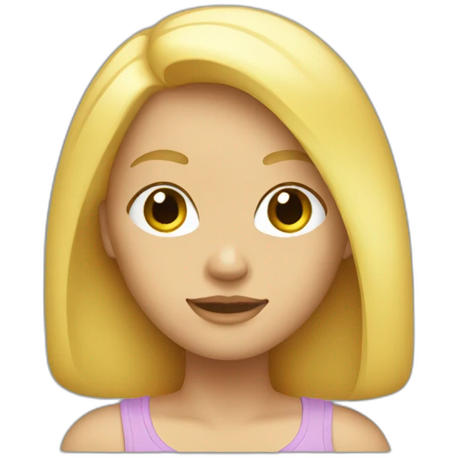 Blonde-body emoji