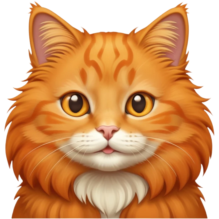 orange cat saying hi emoji