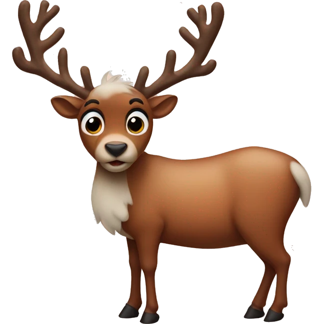 Rudolf the reindeer emoji