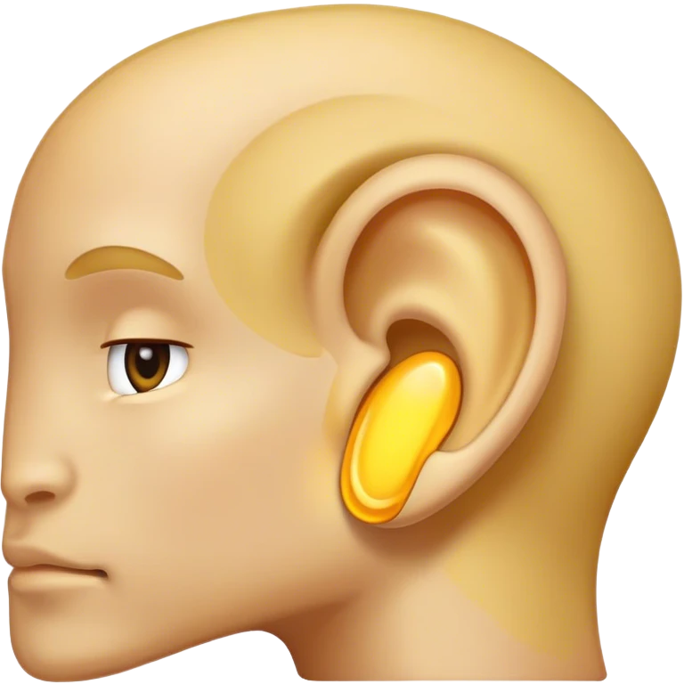 yellow ear emoji