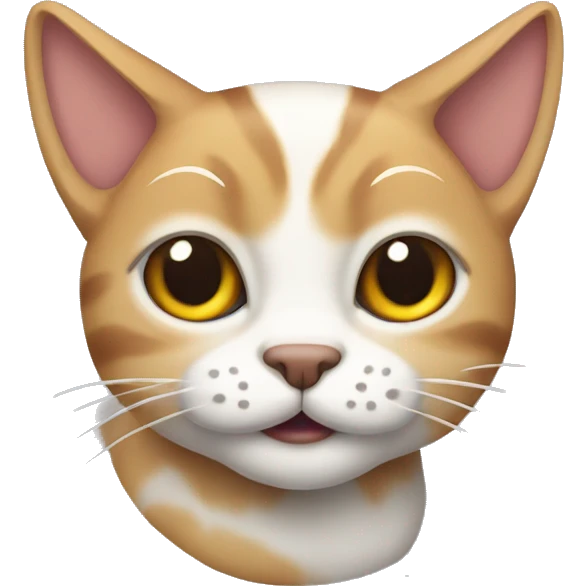 Gato atigrado de varios colores  emoji