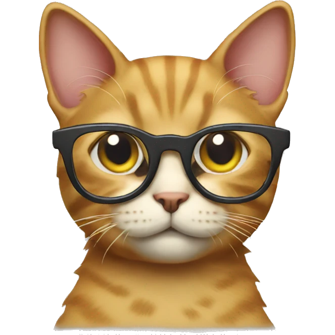 cat with glasses emoji