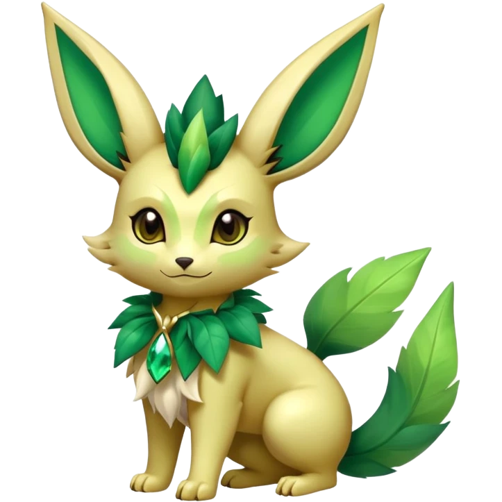 Shiny Exotic Sprigatito-Leafeon-Hybrid-Creature emoji