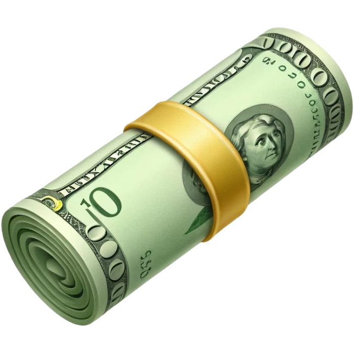 money in tube emoji
